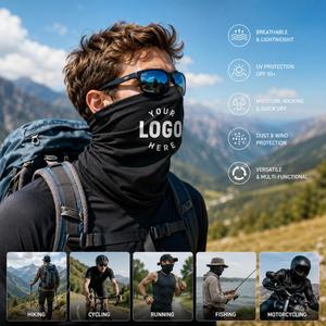 Custom Breathable Neck Gaiter Face Cover Scarf UV Protection Seamless Tube Bandana for Outdoor <b>Sports</b> Cycling Hiking Fishing - Product Image 2