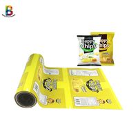 Rouleau de film de sachet imprimé en couleur personnalisée film PET/Al/PE pour emballage alimentaire film en rouleau