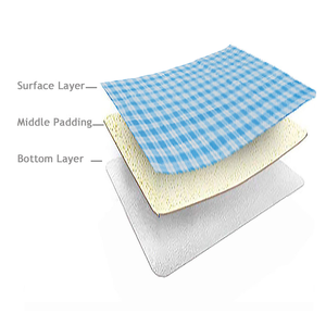 Manta de Picnic Impermeable de Forro Polar 100% Poliéster con Diseño Geométrico a Rayas, en Bolsa con Asa, para las Cuatro Estaciones - Product Image 6