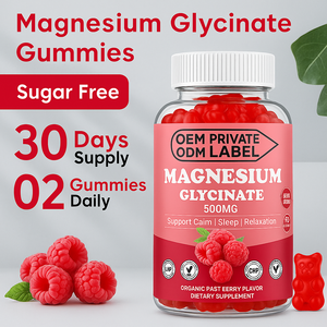 OEM fabrika kaynağı magnezyum glisinat Gummies <span class=keywords><strong>Vitamin</strong></span> <span class=keywords><strong>D</strong></span> B6 takviyesi geliştirilmiş uyku vitaminleri magnezyum glisinat Gummies - Product Image 5