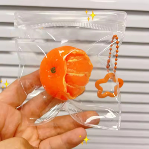 ของเล่นส้มปอกเปลือกจำลองขายดี ของเล่นบีบคลายเครียด ของเล่นนุ่มเด้งช้า - Product Image 1