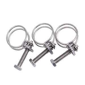 <span class=keywords><strong>Abrazadera</strong></span> de <span class=keywords><strong>Tubo</strong></span> Redonda Ajustable de <span class=keywords><strong>Doble</strong></span> Alambre Metálico de 16 mm <span class=keywords><strong>para</strong></span> Sellado de Tuberías - Product Image 1