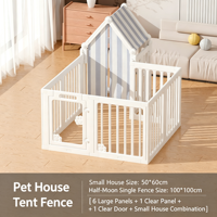Clôture pour chien d'intérieur moderne, respirante et portable, en HDPE, pour petits et moyens chiens, idéale pour la maison - Vente en gros