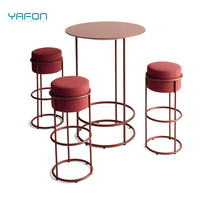 Banc pouf ovale en tissu design moderne, vente en gros d'usine, ensemble pour bureau, espace public, école-banc de canapé modulable