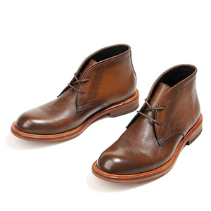 Botas Desert para Hombre, Cuero Vacuno de Primera Calidad, Estilo Británico, Color Pulido a Mano, Modelo 531-5 - Product Image 3