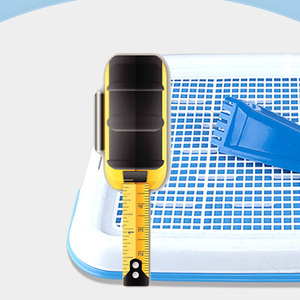 国境を越えて人気の高いカスタマイズ可能な小型プラスチック製ペットトイレ、漏れ防止設計、犬の清掃用、卸売可能 - Product Image 1