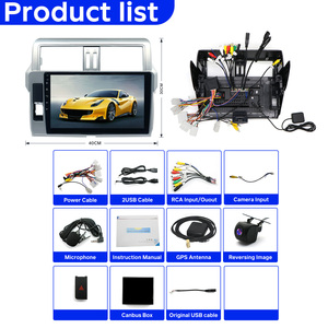 Android14 xe Stereo đài phát thanh cho Toyota Landcruiser Prado 2014-2017 4G + 64GB Carplay không dây tốt nhất xe Stereo mirrorlink Wifi BT - Product Image 6