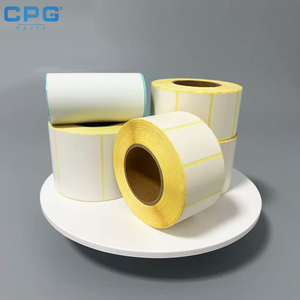 Rouleau d'étiquettes thermiques directes écologiques personnalisées pour l'expédition express, impression de codes-barres logistiques et bordereaux d'expédition - Product Image 1