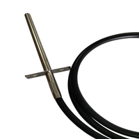 Sonda de sensor de temperatura NTC 10k con montaje de brida 3435 3950 3977 para automatización de unidades de tratamiento de aire (UTA)
