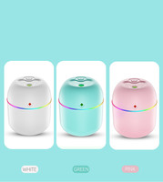 Diffuseur d'huiles essentielles ultrasonique portable mini USB, lampe de nuit LED, humidificateur d'air pour la maison et la voiture, humidificateur d'air ultrasonique