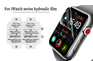 2021 Hydrogel Soft Tpu Trong Suốt Đồng Hồ Thông Minh Bảo Vệ Màn Hình Phim 38 40 42 44 41 45 Mm Cho Apple Watch S7 <span class=keywords><strong>S6</strong></span> - Product Image 5