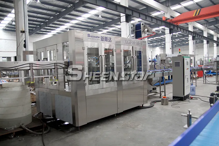 Machine Fill Bottle Water Filling Machine Complete Line With Product Inspection