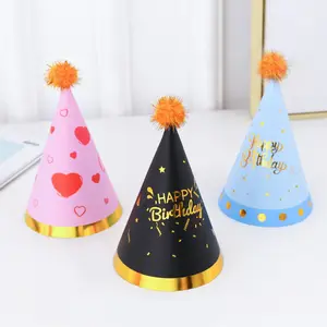 Factory Wholesale Party Decorations Party Hat Favors Birthday Party Supplies Cone Hat