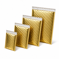 Sacs d'emballage à bulles métalliques, enveloppes d'expédition auto-adhésives, imperméables, multicolores pour l'emballage de fournitures de bureau, OEM ODM