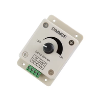 ESann DC12-24V 8A bouton manuel gradateur interrupteur retard hors projecteur luminosité couleur unique led mono contrôleur de gradation
