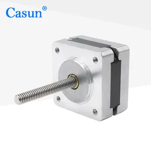 Casun 8V Linear Stepper Motor 0.4A Nema 14 non captive stepping motor for Closed circuit television Peristaltic pump motor