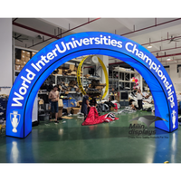 Arche de présentation en tissu tendu pour événements sportifs, présentoir 3D Ez Up Winner pour événements de football et de course