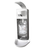 Distributeur de savon manuel en acier inoxydable à levier à long bras vendeur chaud 500-1,000ml bouteille européenne pour hôtel nouvelle salle de bain