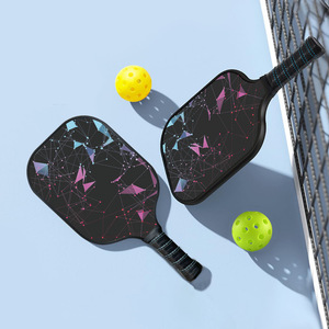 Juego de raquetas de Pickleball de fibra de carbono de 16 mm, antideslizantes, para entrenamiento, con bolsa de transporte y pelotas - Product Image 4