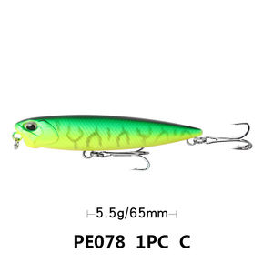 Qxo — appât dur artificiel pour la pêche, leurre pour attraper des poissons, matériel pour pêcher en surface, bionique, réaliste, 65mm, 5.5g, usine - Product Image 5