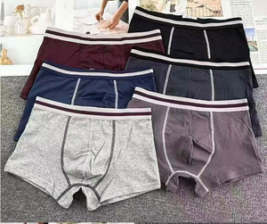 3-7600#Low Price <strong>Clearance</strong> Sale Stock European and American <strong>Men's</strong> Cotton Underwear Plus Size Comfortable <strong>Boxer</strong> Shorts - Product Image 3