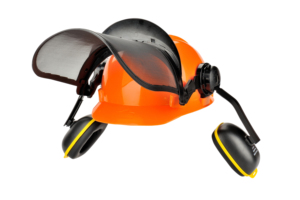 Casque de sécurité forestière, ensemble de protection complet avec écran facial en maille d'acier et protège-oreilles, certifié CE EN 397 EN1731, résistance aux chocs - Product Image 4