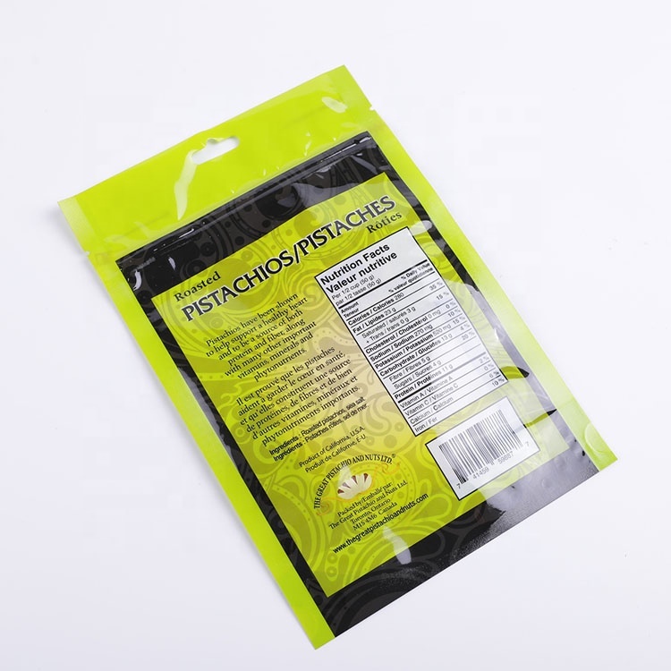 Promotion Biodégradable Transparent Fenêtre Bonbons Détergent En Poudre Café Sac de Nourriture En Plastique