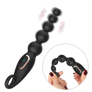 Masajeador de Próstata Erótico para Adultos, Juguete Anal con Control Remoto, Extra Largo, Impermeable, con Bolas Anales, Vibrador, Juguetes Sexuales USB - Product Image 1