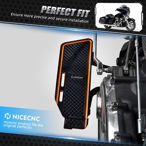 NiceCNC Enlarged Footrest Rider Footboard Foot Boards for Harley Road <strong>Glide</strong> Special FLTRXS 2015-2023 2024 - Product Image 4