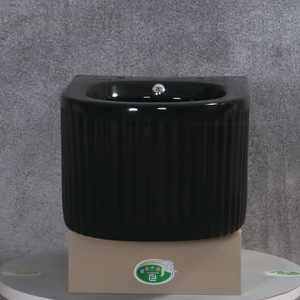 Nhà máy thiết bị vệ sinh gốm treo tường treo nhà vệ sinh phòng tắm <span class=keywords><strong>WC</strong></span> đình chỉ sứ đen tường treo nhà vệ sinh cho khách sạn - Product Image 4