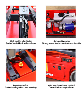 Platform Kerja Hidrolik Elektrik Bergerak dengan Tangga Gunting Otomatis 6m 8m 10m - Product Image 4
