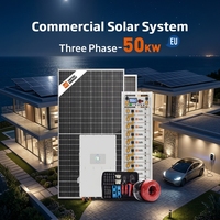 Sistema de Almacenamiento Solar Trifásico de 50kW 100kWh con Batería LiFePO4 para Respaldo de Energía en Almacenes Industriales