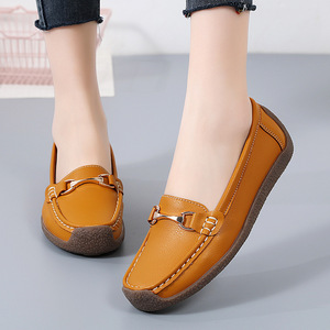 <span class=keywords><strong>Zapatos</strong></span> Joker para <span class=keywords><strong>Mujer</strong></span>, Cómodos para Todas las Temporadas, <span class=keywords><strong>Zapatos</strong></span> Tipo Bean, <span class=keywords><strong>Zapatos</strong></span> para Correr, Tacón de Cuña, Antideslizantes, Duraderos, para el Trabajo Diario - Product Image 2