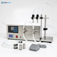 Máquina de Llenado de Líquidos con Bomba Magnética de Doble Cabezal, 4.5L/min X2, CNC de Alta Precisión, Acero Inoxidable 316L, para Llenado de Bebidas en Envases de Vidrio/Plástico