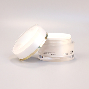 Chất Lượng Cao Vòng Dày Acrylic Mỹ Phẩm Rỗng Chân Không Nhựa Đôi Tường Sang Trọng Chăm Sóc Da <span class=keywords><strong>Jar</strong></span> - Product Image 1