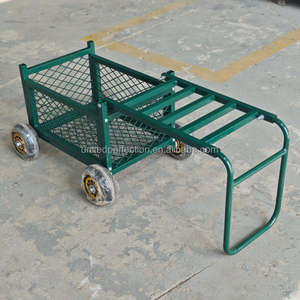 ที่นั่งในสวนแบบกลิ้งมีล้อรถเข็นสำหรับงานหนักพร้อมที่นั่งเก้าอี้ในสวนแบบหมุนได้พร้อมล้อสำหรับผู้สูงอายุ - Product Image 6