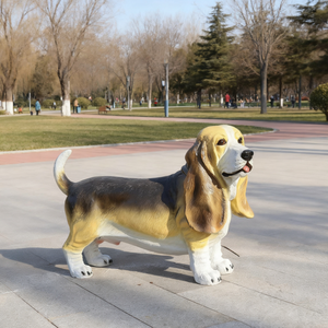 Rấ<span class=keywords><strong>t</strong></span> thực <span class=keywords><strong>t</strong></span>ế cuộc sống-kích thước nhựa <span class=keywords><strong>Beagle</strong></span> con chó điêu khắc cho công viên vườn trong nhà/ngoài trời sử dụng-must-có trang trí - Product Image 4