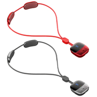 Mini masseur de cou portable, pendentif intelligent à température constante, compresse chaude, 4 modes, 9 niveaux, batterie au lithium intégrée