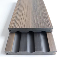 Dalles de terrasse en bois composite brossé, résistantes aux intempéries et antidérapantes, emboîtables, pour l'étanchéité des toitures et terrasses extérieures (WPC)