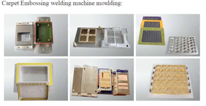 Tần số cao PVC xe chân Mat máy hàn với logo dập nổi Điều kiện Mới - Product Image 3