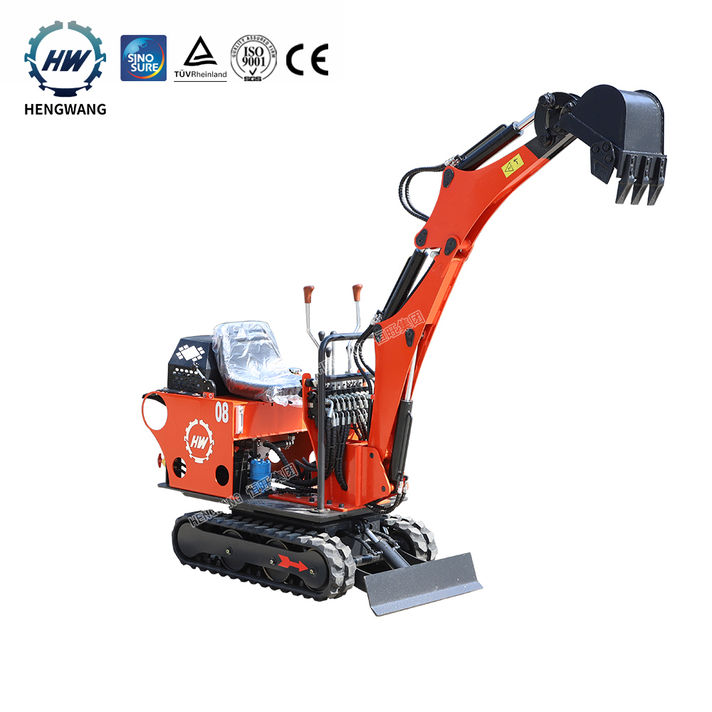 Hengwang 700 кг завода хорошие продажи, для использования на открытом воздухе, снос мини-экскаватор 08 t 900 кг мини-экскаватор для продажи