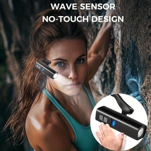 Linterna Frontal LED con Sensor de Movimiento, Clasificación IP65, Haz Ajustable, Alcance de 200-299M, Súper Brillante, Batería de Larga Duración para Senderismo y Pesca - Product Image 2