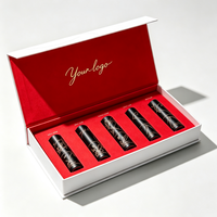 Boîte d'échantillons de parfum personnalisée avec logo recyclé, boîte de luxe pour flacons de parfum, kit de parfums, boîte d'emballage de parfum