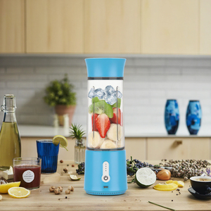 Xách Tay 500Ml USB Có Thể Sạc Lại Điện Máy Ép Trái Cây Máy Xay Sinh Tố Bpa-Miễn Phí <span class=keywords><strong>Mini</strong></span> Trái Cây Cà Rốt Bộ Vi Xử Lý Cho Hộ Gia Đình Ngoài Trời Xe Sinh Tố - Product Image 1