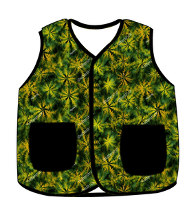 ODM &amp; OEM <strong>Toddler</strong> <strong>Boys</strong> Soft Fabric Tie-Dye <strong>Gilet</strong>, Snap-Button Waistcoat with Pocket &amp; Solid Trim Stylish Kids Casual Outerwear - Product Image 3