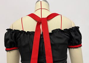 Costume de reine rouge pour Halloween, vente en gros, tendance 2026, style européen et américain, cosplay, <span class=keywords><strong>robe</strong></span> de <span class=keywords><strong>princesse</strong></span> - Product Image 6