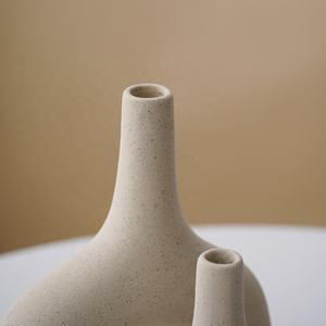 आधुनिक शैली शादी की सजावट नॉर्डिक सूखे फूल ईख व्यवस्था पार सिरेमिक गुलदस्ते - Product Image 6