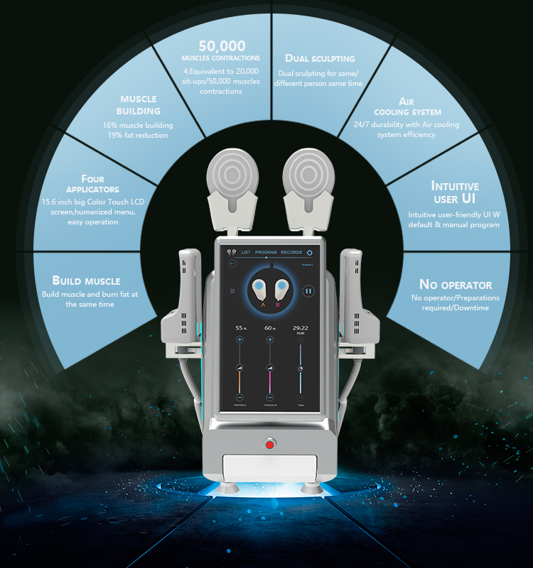 2022 Newest Non-invasive High Frequency Portable HI-EMT EMS Body EMShapeing Machine / Muscle Training