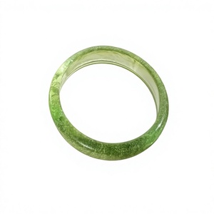 Handmade <b>Resin</b> Bangle Bracelet Colorful Acrylic Style Fashion Jewelry for Women Girls Custom Design Lightweight Party and Daily - Product Image 1