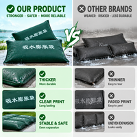 Sac de protection auto-gonflant en toile, rempli de gel absorbant l'eau, pour la lutte contre les inondations, idéal pour la maison, le garage et les entrées – Vente en gros
